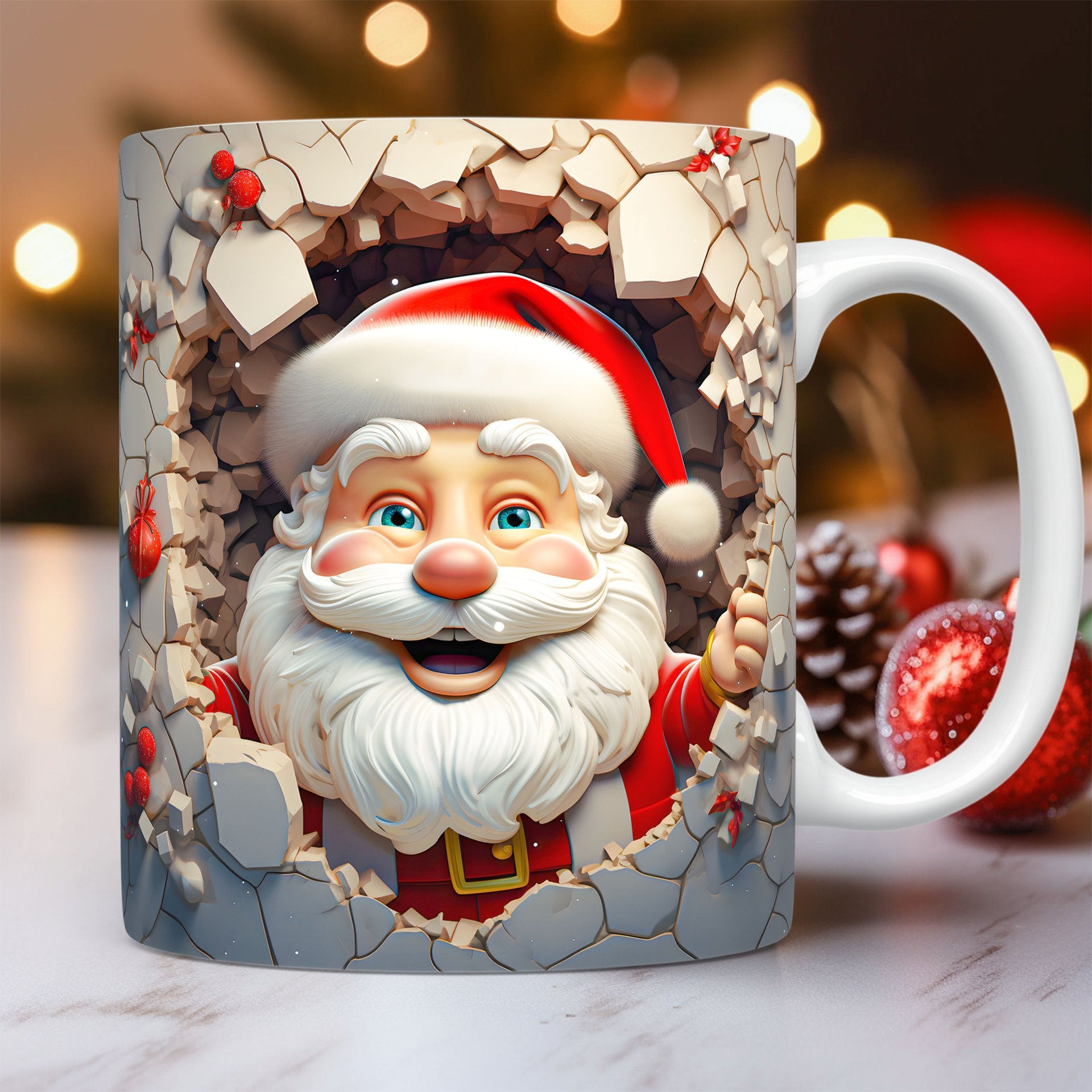 Creative 3D Christmas Ceramic Mug Unique Space Design Snowman Santa Coffee Cup Tea Milk Mug Christmas Gifts For Kids Adults Kitchen Gadgets Creative 3D Christmas Ceramic Mug Unique Space Design Snowman Santa Coffee Cup Tea Milk Mug Christmas Gifts For Kids Adults Kitchen Gadgets